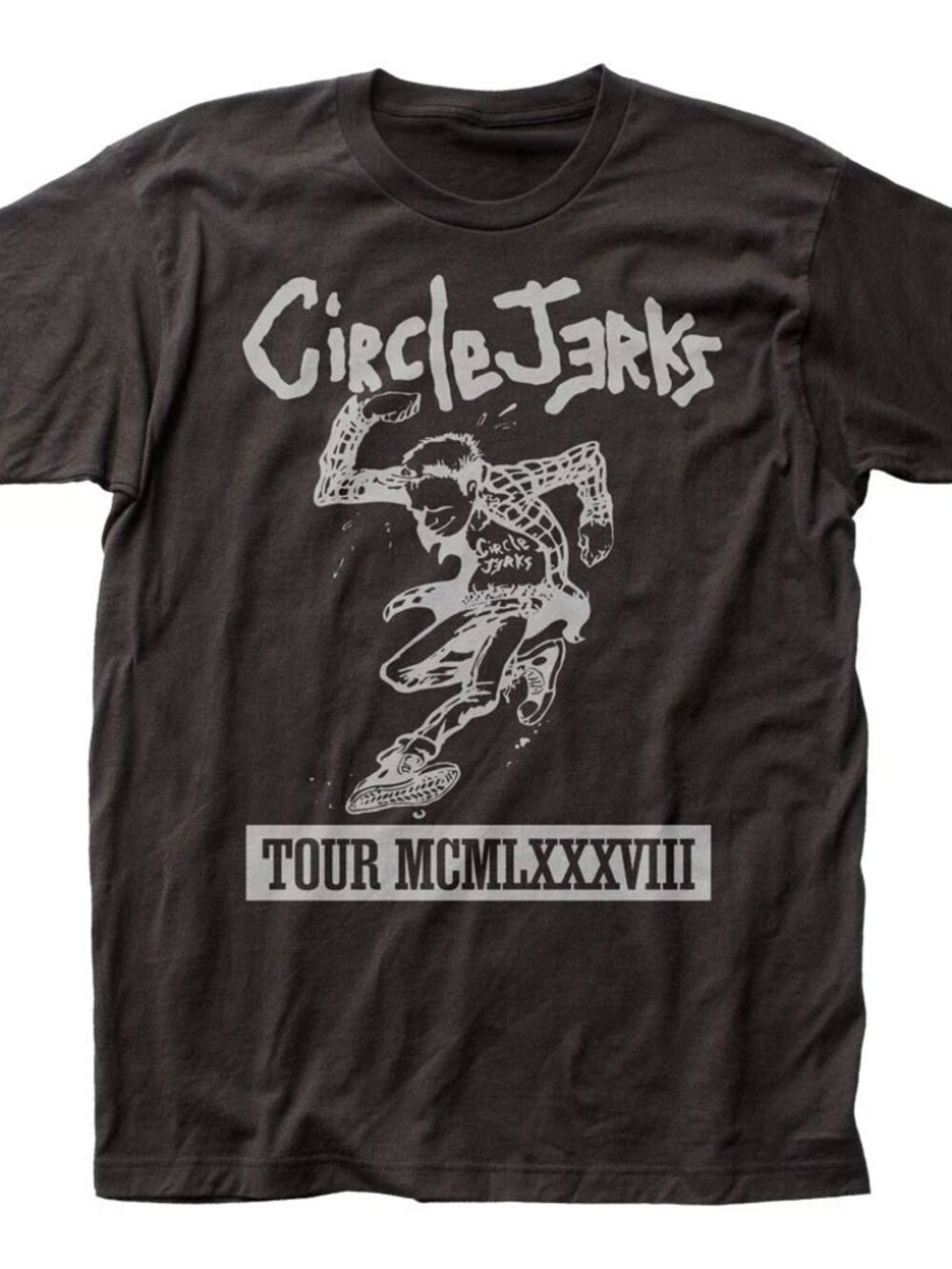 Circle Jerks 1988 Tour Unisex T Shirt Rock and Roll Music Classic Band Tee Black